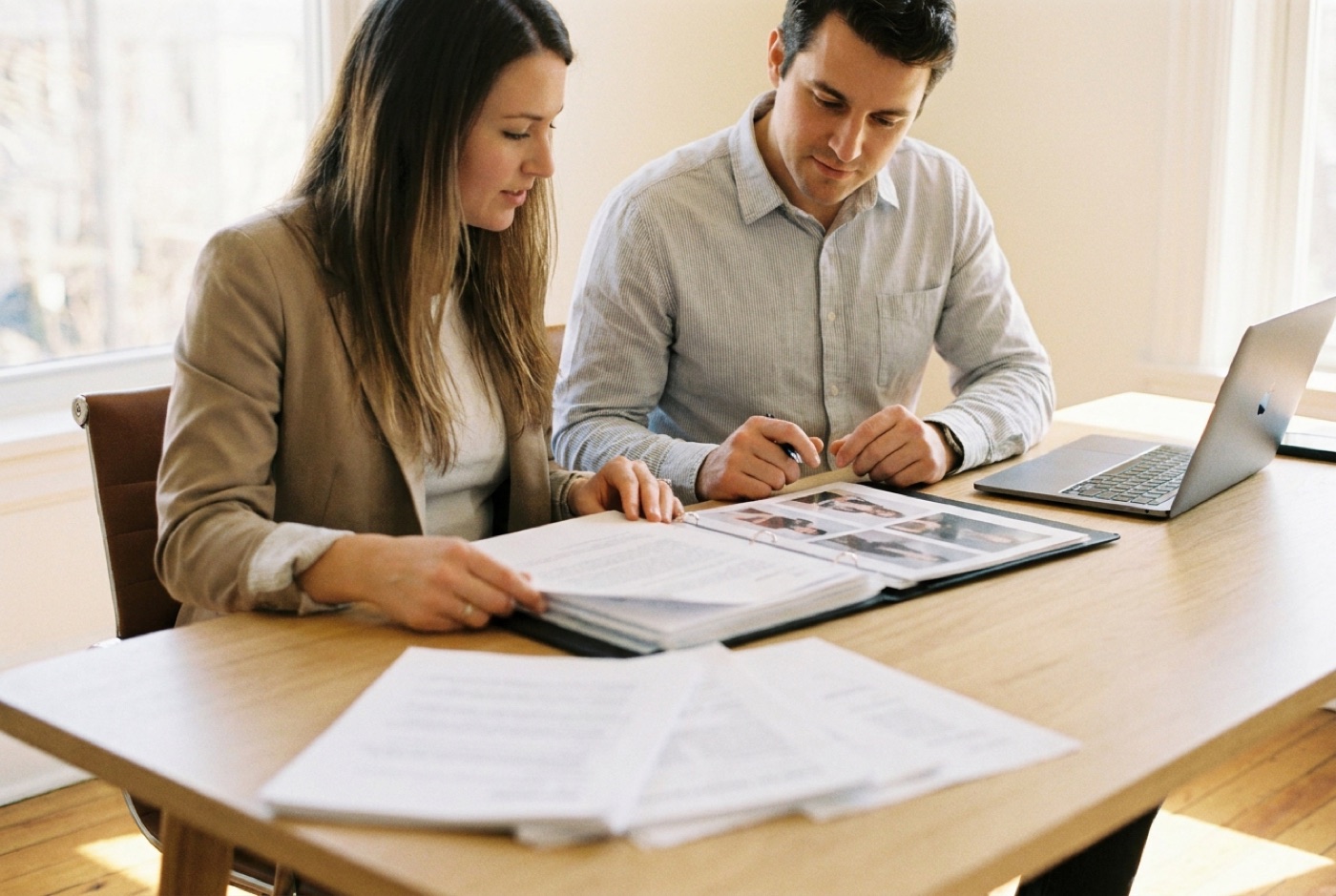 The business side of a modelling agency: reviewing a portfolio and contract